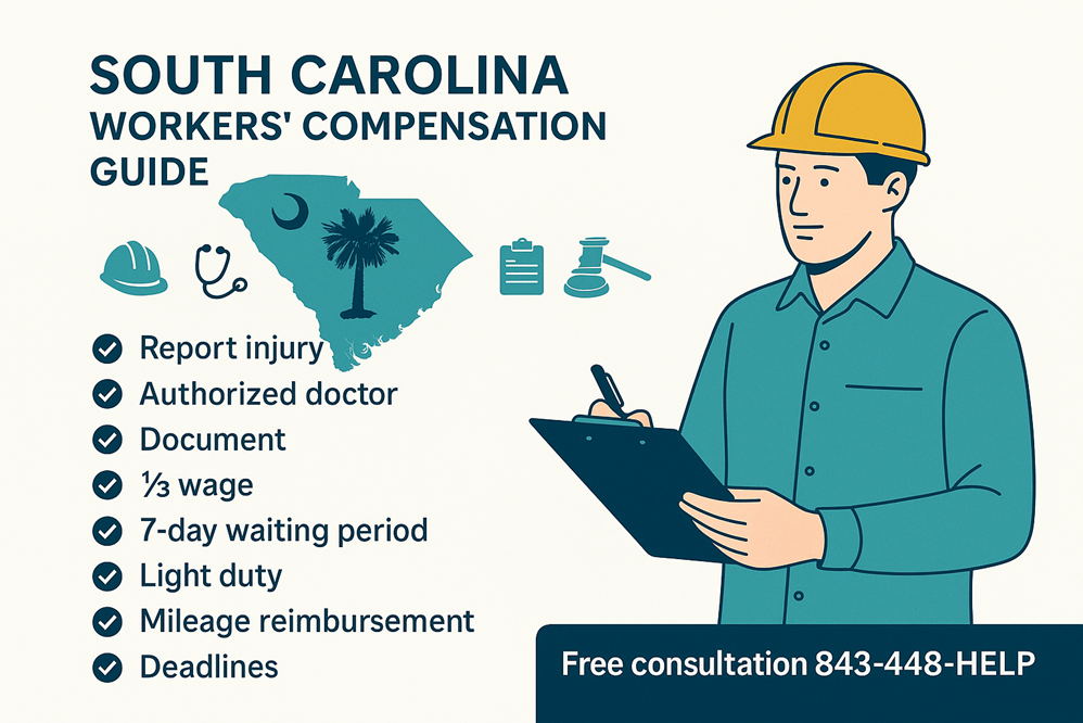 Hurt at Work in South Carolina? Your Step-by-Step Workers’ Comp Guide