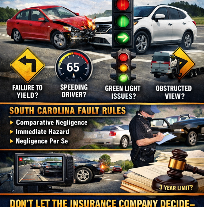 Left-Turn Law in SC: Fault Rules and Common Disputes