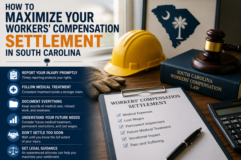 How to Maximize Your Workers’ Compensation Settlement in South Carolina