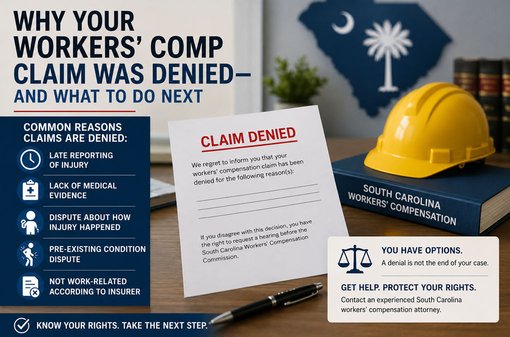 Why Your Workers’ Comp Claim Was Denied in SC — and What to Do Next